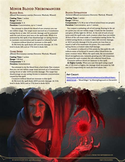 Unleashing Chaos: How to Use Blpod Magic Effectively in 5e